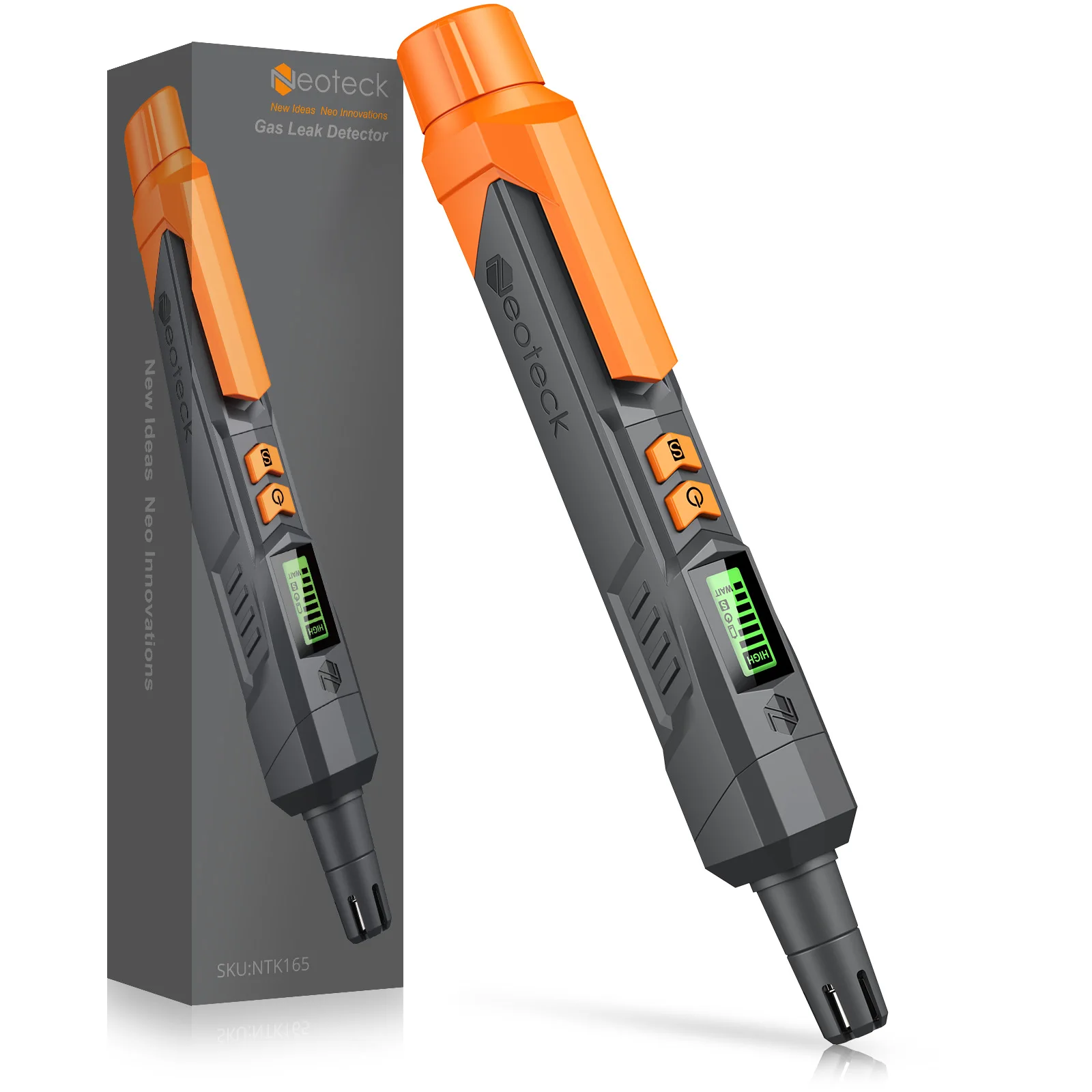 

Gas Leak Detector Natural Gas Detector with Audible & Visual Alarm Portable Gas Sniffer to Locate Combustible Gas Leak Sources