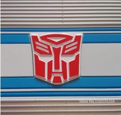 Decepticons autoboty G1 3D aluminiowe Logo na ramię Logo na samochód dla MPP10 dowódca Tranformer zabawki naklejki