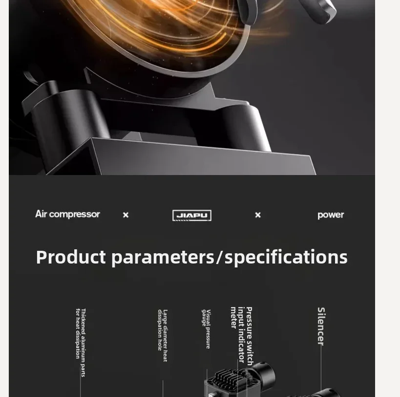 

220 В промышленный воздушный компрессорный насос, мини-бесшумный безмасляный воздушный насос для накачивания автомобильных шин AX