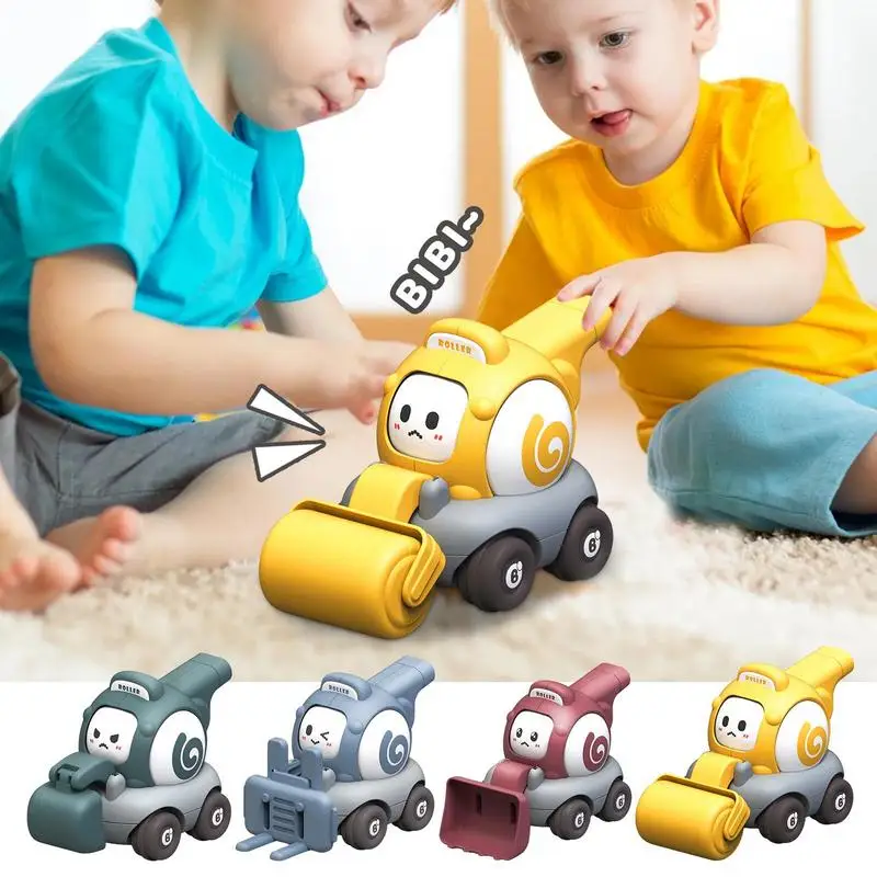 Cartoon Cars Kids Whistle Racing Vehicles Friction-Powered Pull Back Cars Summer Beach Pool Fun Whistle Inertia Car For 6 Months