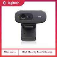 New Logitech C270 HD Video 720P Webcam Built-in Micphone USB2.0 Mini Computer Camera for PC Laptop Video Conference Camera