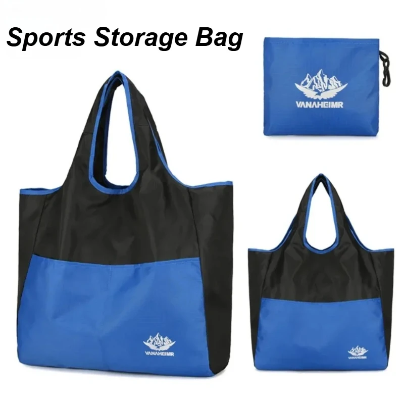 1 قطعة حقيبة كتف محمولة قابلة للطي 4 ألوان 41*16*46 سنتيمتر الرياضة في الهواء الطلق حقيبة يد للسفر ذات سعة كبيرة التخييم التنزه حقيبة سفر #1