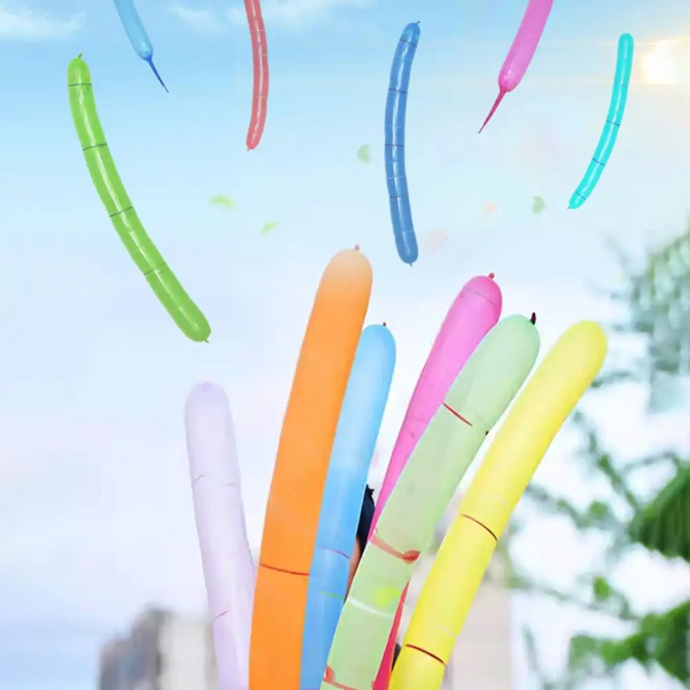 

Rocket Balloons with Pump Flying Balloon with Whistling Noise Assorted Colors Long Screaming Balloon for Events Parties