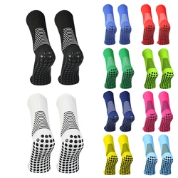 2023 New Silicone Anti slip Football Socks for Men and Women Gripping Outdoor Sports Running Soccer Socks