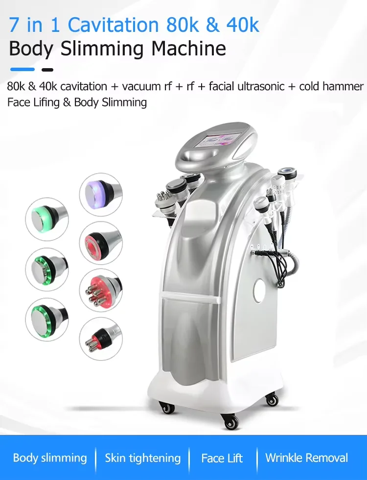 

Продукты 7 в 1, вакуумная кавитационная аспирационная система 40 К/80 К, кавитационный массажер для похудения, похудения, скульптурирования тела