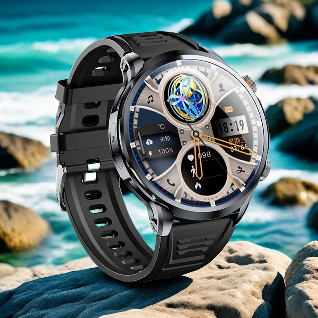 4G Net Round Smart Watch Men Android 8.1 1.8