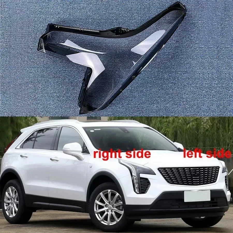 

For Cadillac XT4 Front Headlight Shell Transparent Lens Headlamp Cover Plexiglass Replace Original Lampshade 2018 2019 2020 2021