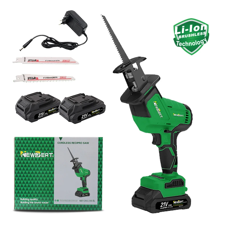 

NewBeat Mini Wireless Electric Saber Saw Power Cordless Handheld Reciprocating Saw Brushless