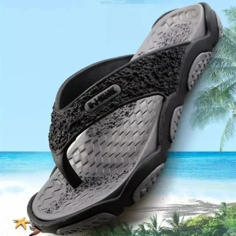 Chanclas informales para hombre, zapatillas de interior y exterior, moda de verano, novedad