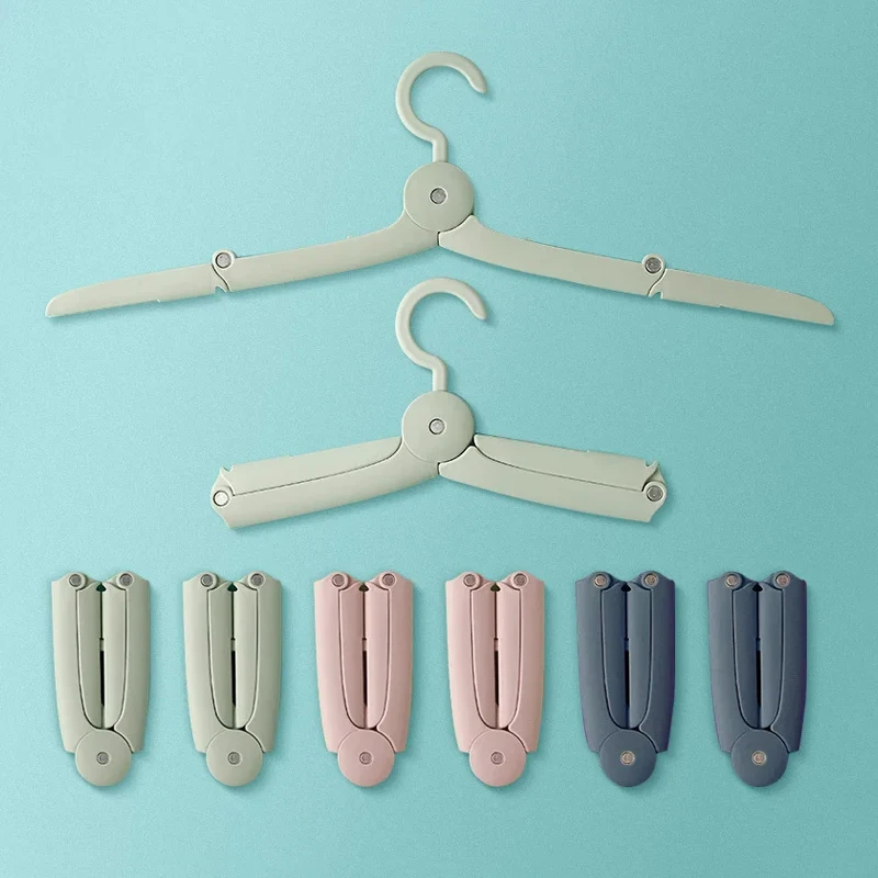 

Foldable Travel Hanger Outdoor Portable Clothes Hangers Multi-functional Rack Space Saving Non-slip Easy Storage