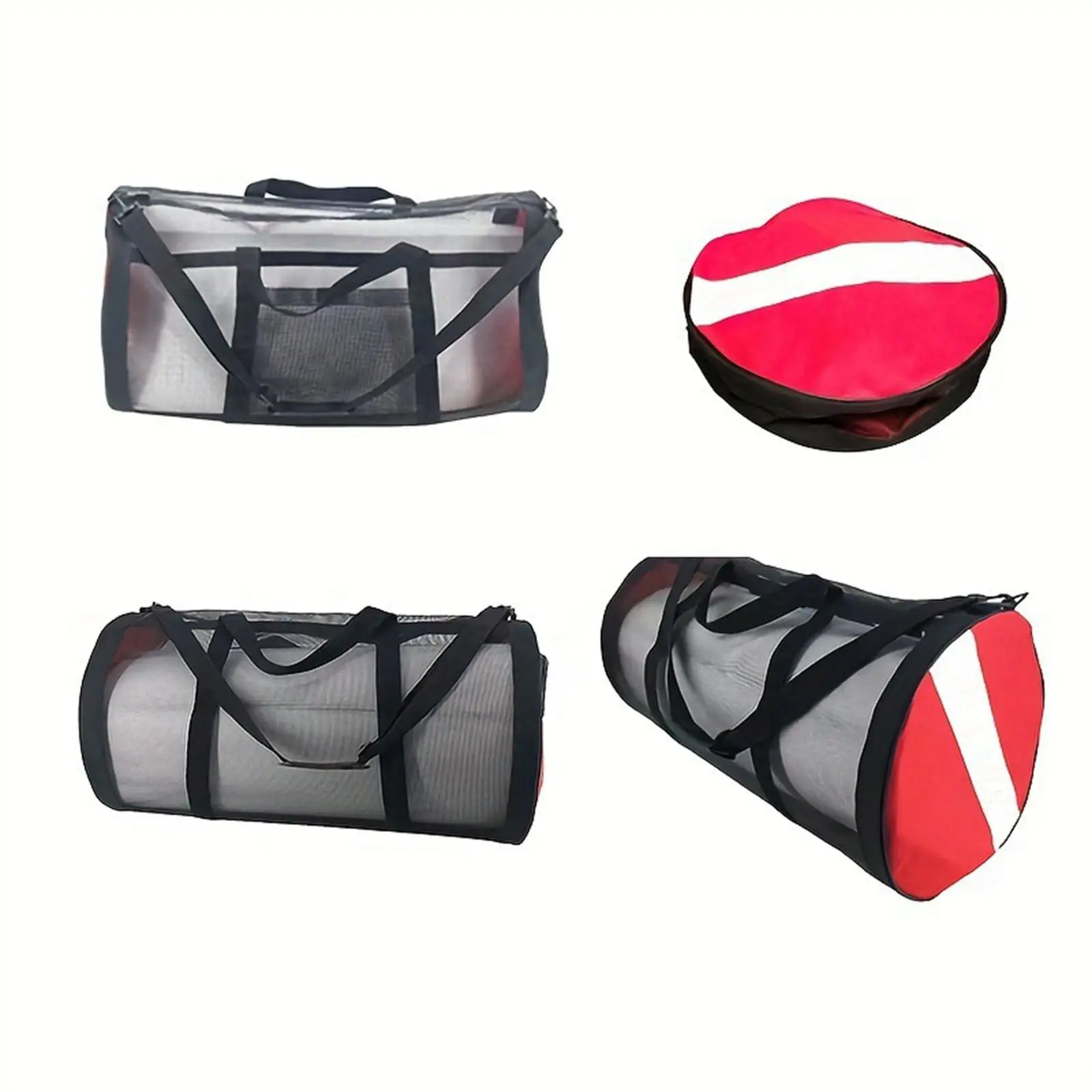

Scuba Diving Bag Mesh Duffle Bag Sturdy Swimming Storage Gym Gears Snorkeling Large Capacity Freediving Equipment Organizer