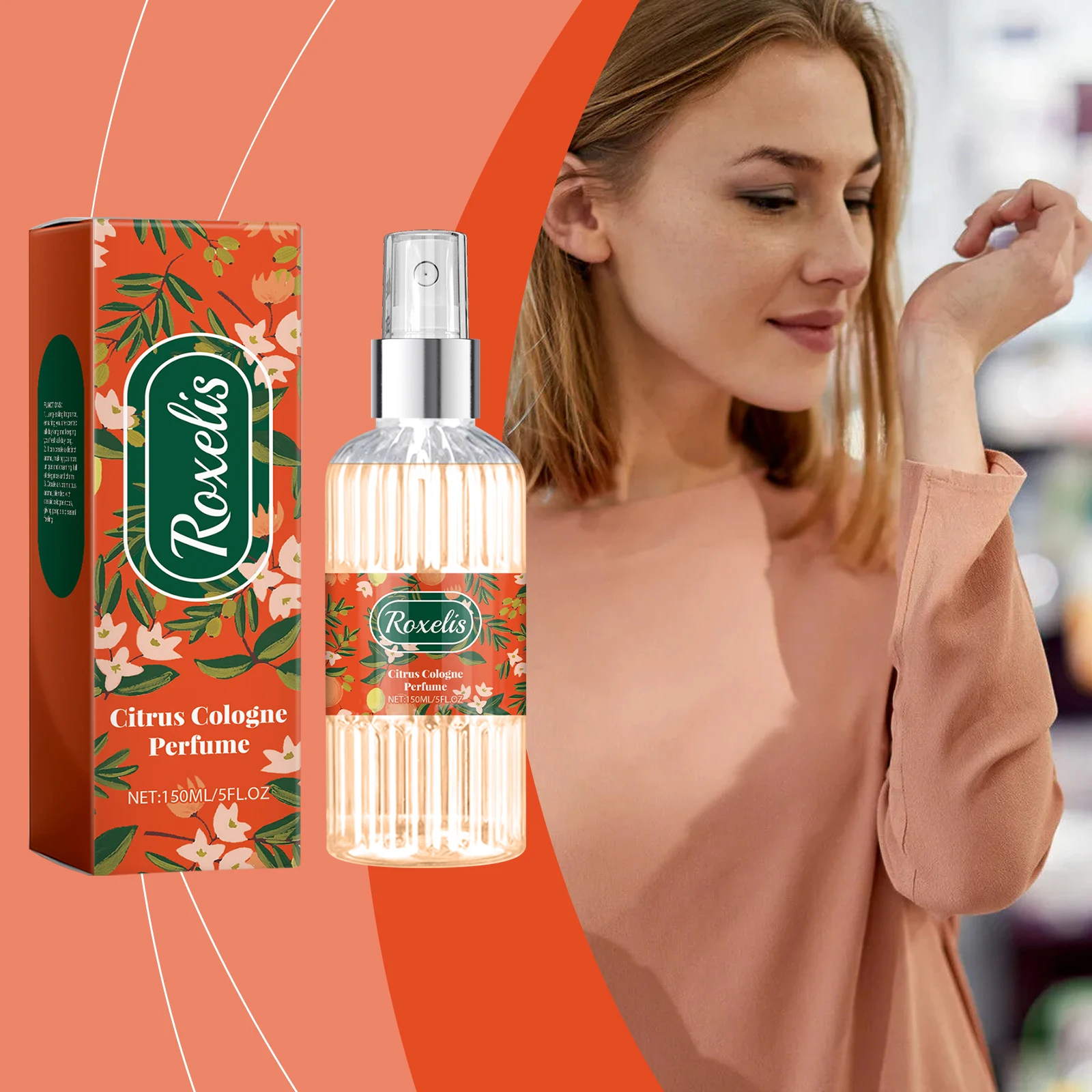 Parfum Semprot tubuh segar rasa oranye wanita kualitas tinggi hadiah aroma kencan genit tahan lama Parfum deodoran