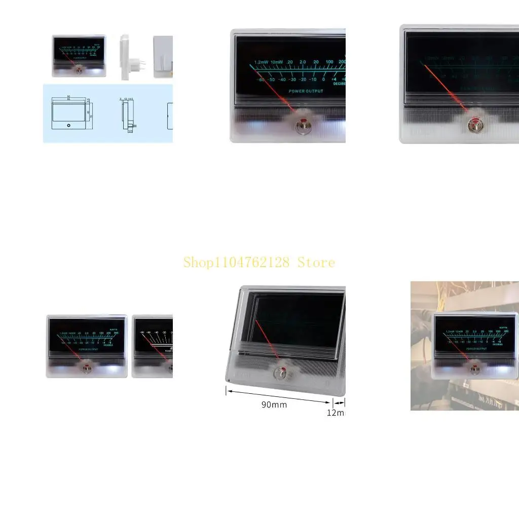 

Высокоточный измеритель мощности VU, механический плоский измеритель мощности с подсветкой, лучшая распродажа