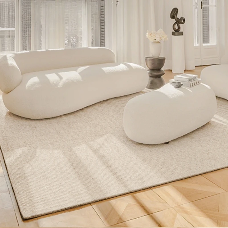 Modern minimalist, hand-woven carpet living room wabi sabi light luxury high-end household carpet