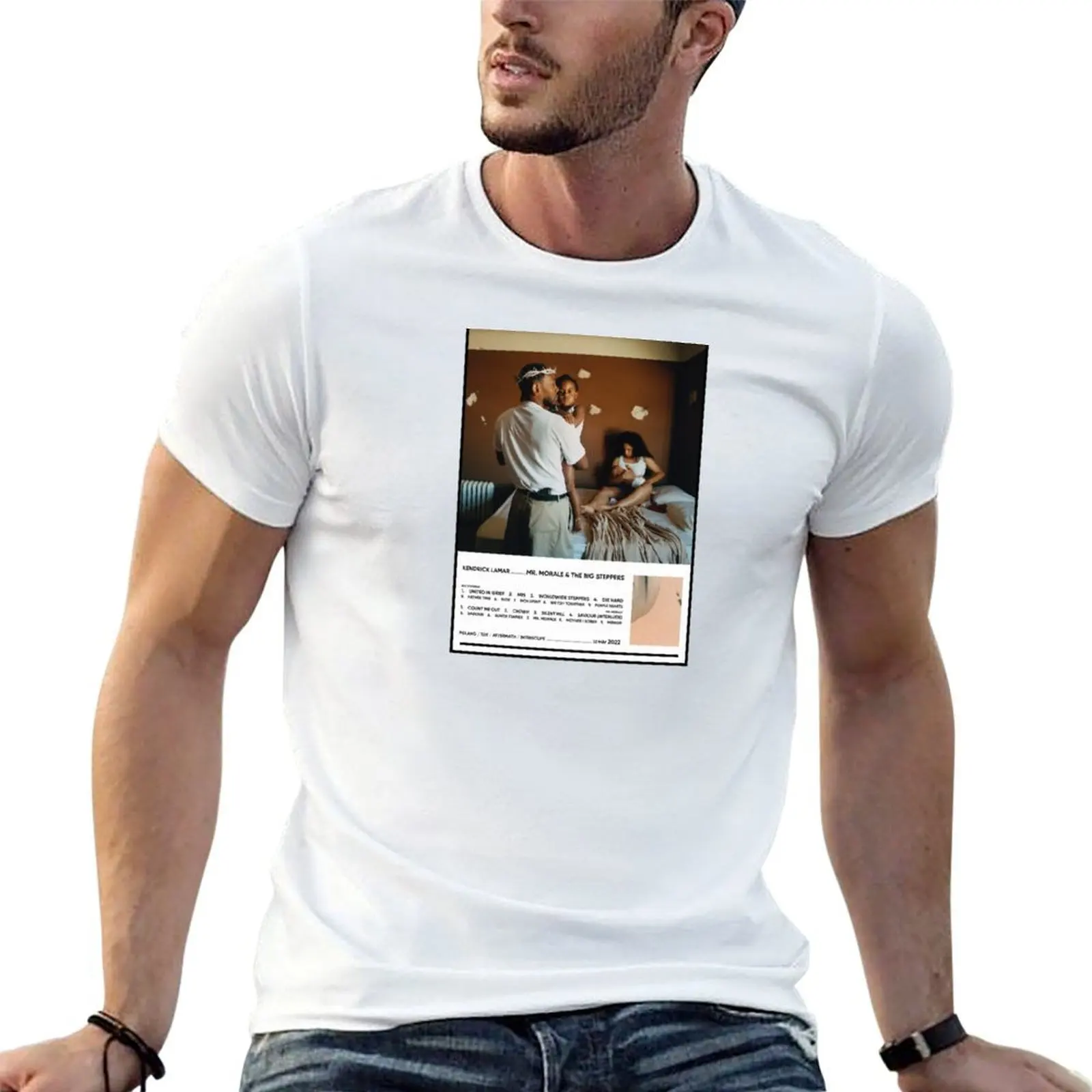

Mr. Morale & the Big Steppers Aesthetic Tracklist T-Shirt g man t shirts for men anime tshirt T-Shirt