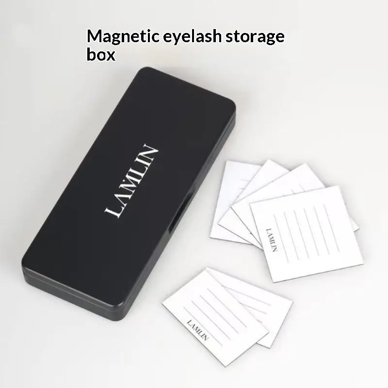 Portable Magnetic Eyelash Storage Box, Lash Extension Organizer Case With 6 Magnetic Tiles, Professional Lash Palette Trayy
