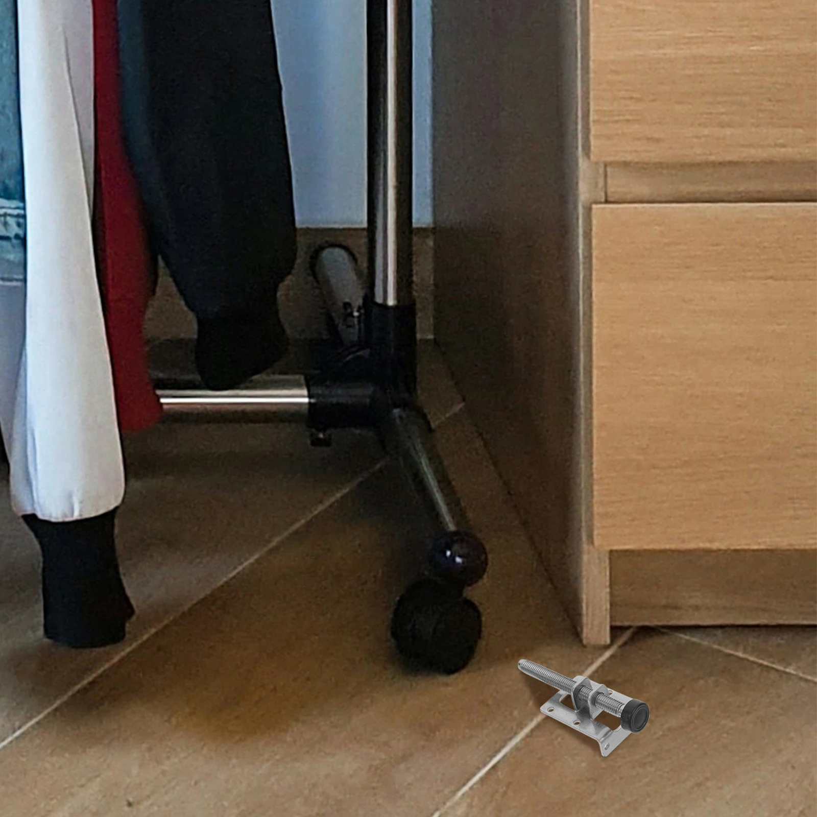 1Set Furniture Levelers Heavy Duty Adjustable Feet for Table Cabinet Wardrobe Shelving Units Metal Leveling Feet