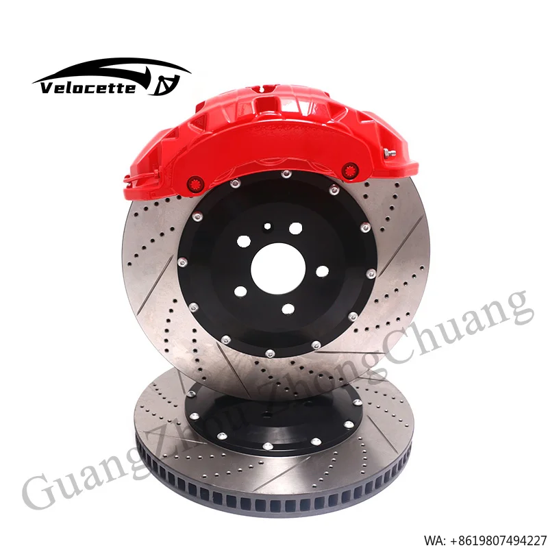 Nuevo Kit de Caliper de Freno de Alto Rendimiento Velocette Racing Modificado de 6 Pistones 20Z para Renault Talisman 34 Skyline
