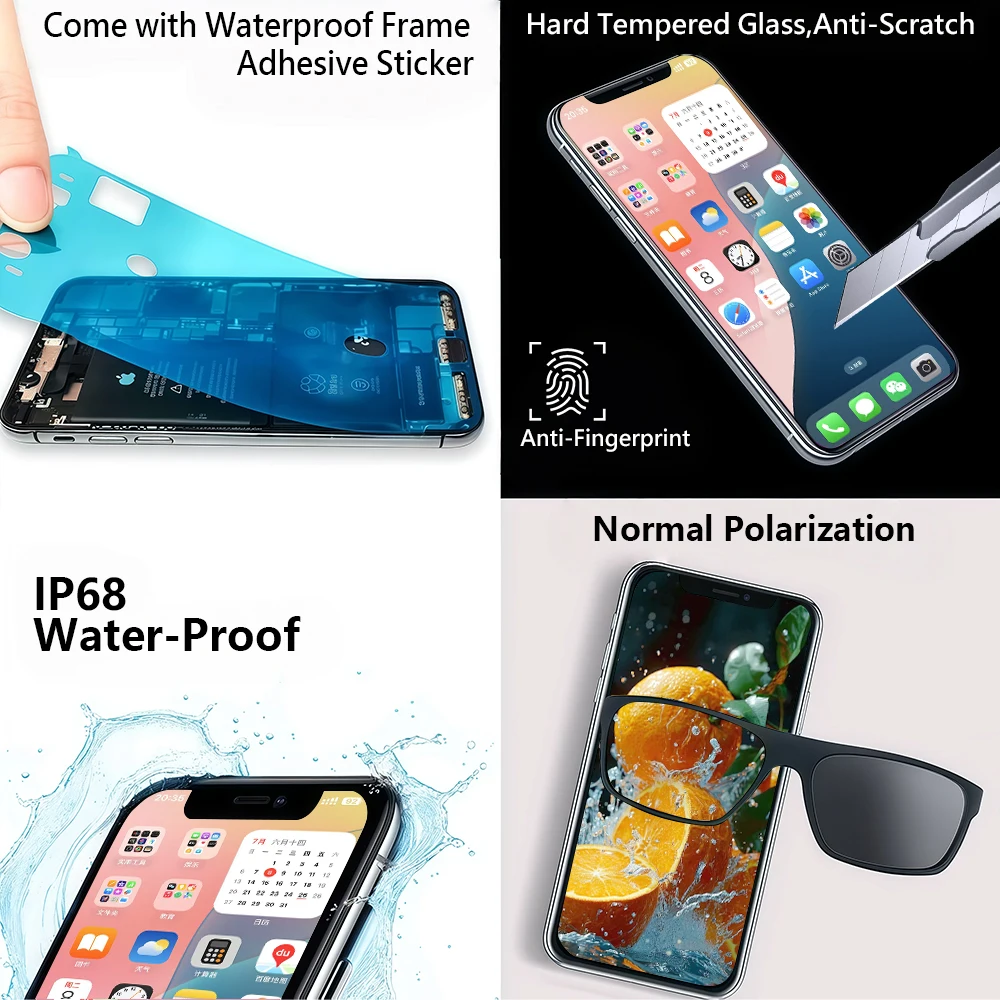 NEW OLED Screen LCD Pantalla For iPhone 11 LCD Display Touch Screen Digitizer Assembly For iPhone 11 LCD Display With 3D Touch