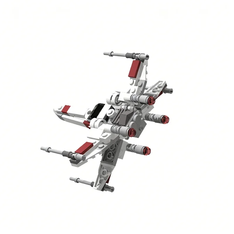 153pcs MOC Star Battle Mini X Wing 1 Model Building Blocks Architecture Toys Creative DIY Idea Christmas Gifts Education Kids