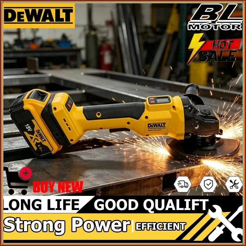 

Бесщеточная угловая шлифмашина DeWalt 125 мм с цифровым дисплеем для полировки металла/дерева, беспроводная, на аккумуляторе DeWalt