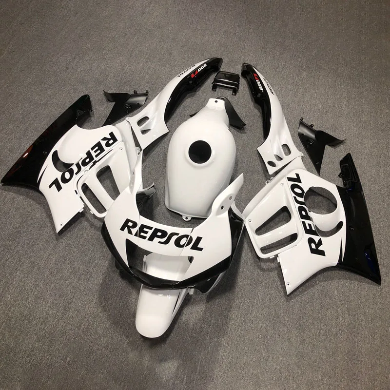 Repsol fairing kit for honda cbr 600 f3 1995 1996 1997 1998 white black body frame CBR600 F3 95-98 ABS Plastic Fairings yhn45