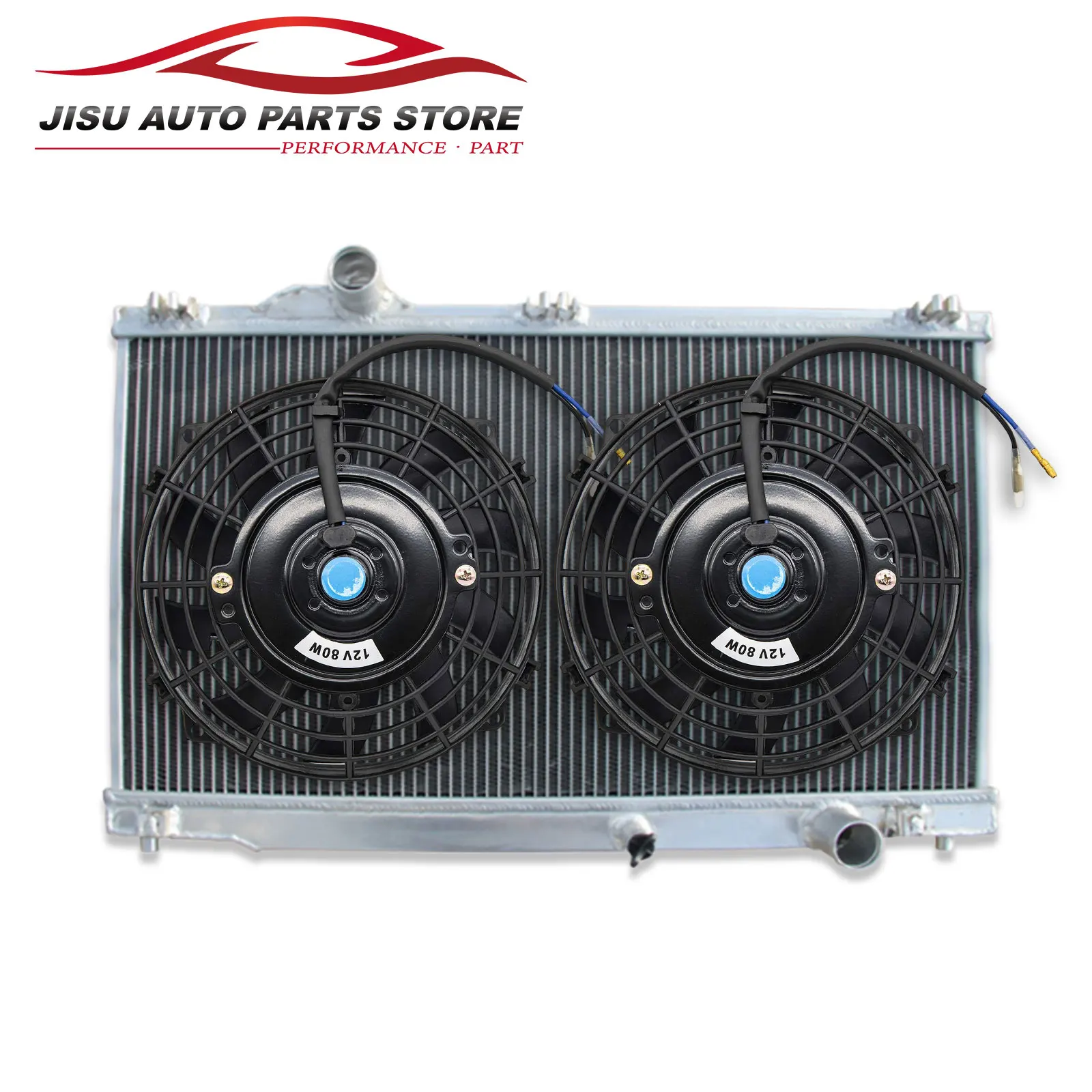 

2-Row Aluminum radiator + Fans for 2006-2013 Lexus IS250 2.5L 2499cc,IS350 3.5L V6 3456cc