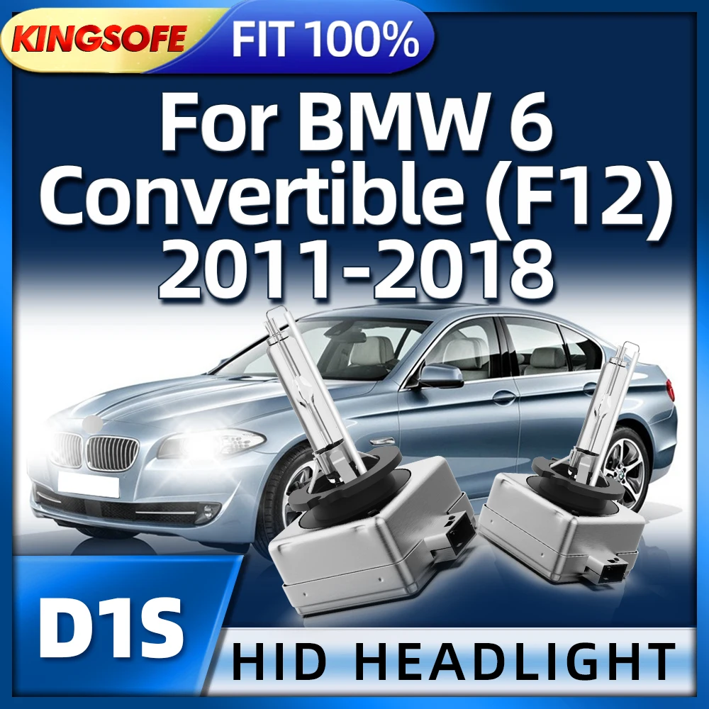 

KINGSOFE D1S Xenon Bulb Light Car Headlight HID Lamp 6000K For BMW 6 Convertible F12 2011 2012 2013 2014 2015 2016 2017 2018