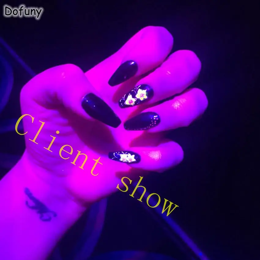 16 Cores Neon Fósforo Pó Nail Art Pigmento Fluorescente Prego Glitter Em Pó Sabonete Tintura Pigmento Olho Pó Manicure Nails Art