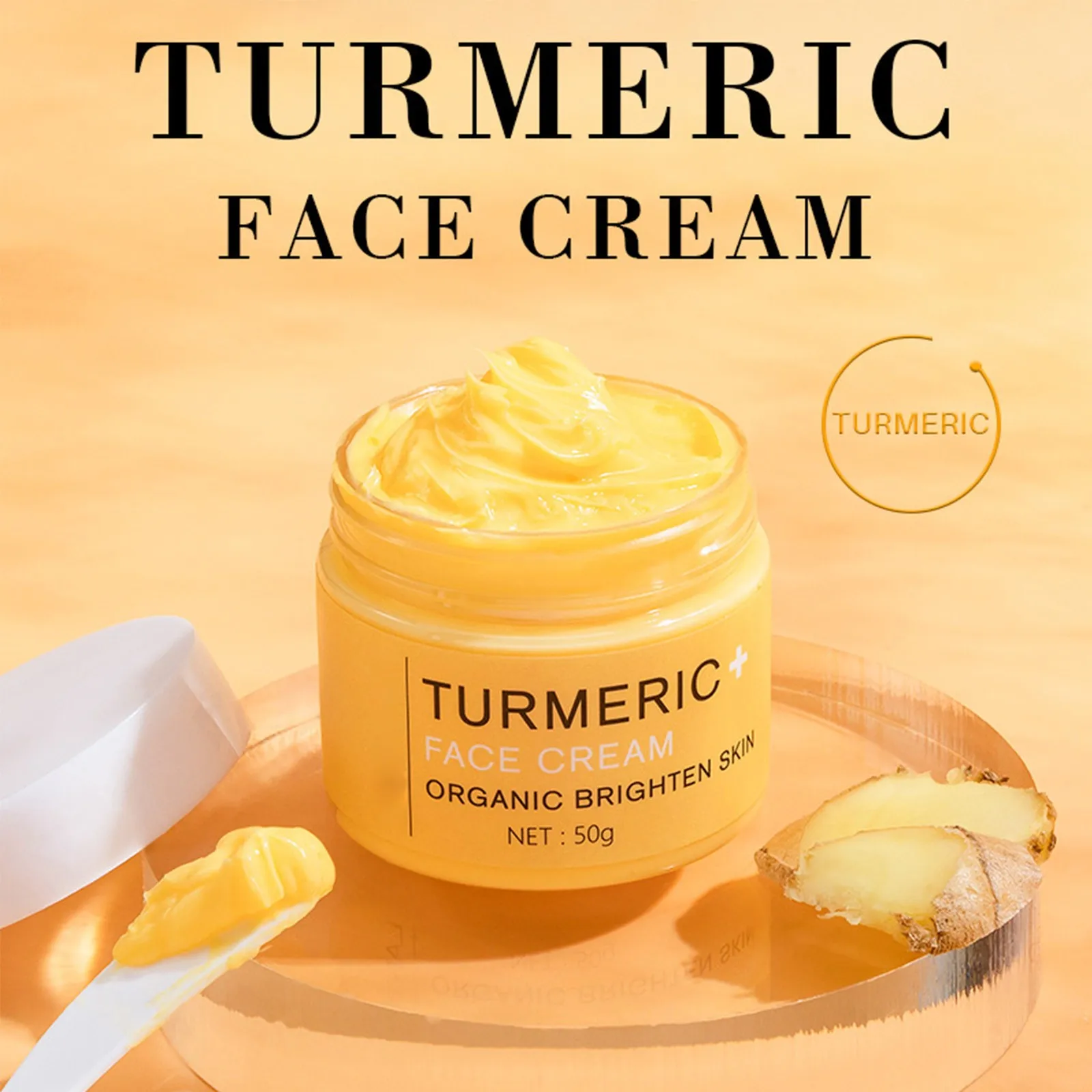 Lanthome Turmerics Face Cream, Skin Care, Moisturizing And Rejuvenating, Concealer And Moisturizing,50g