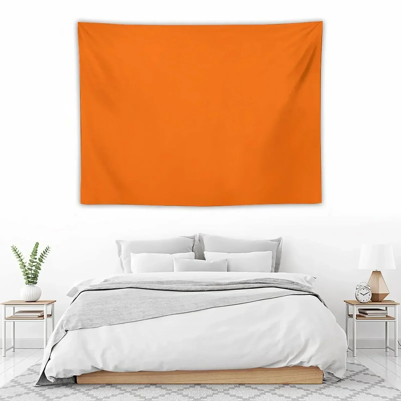 

Safety Orange Tapestry Carpet On The Wall Decoration Wall Room Design Tapestry