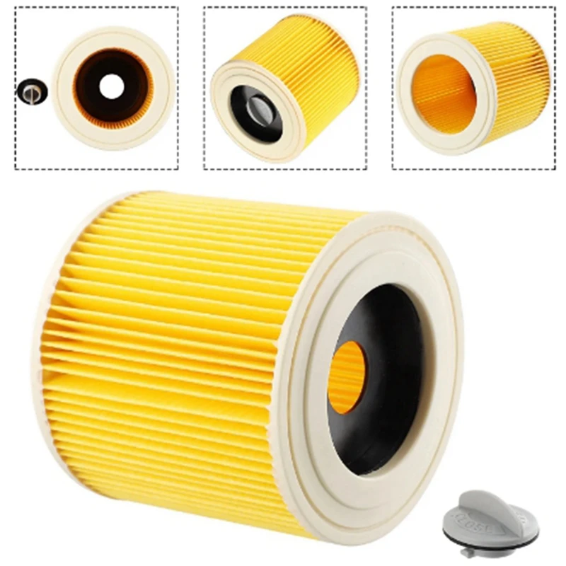 เหมาะสำหรับเครื่องดูดฝุ่น Karcher NT20/1 NT30/1 N ส่วนประกอบตัวกรองอุปกรณ์เสริมที่ T38
