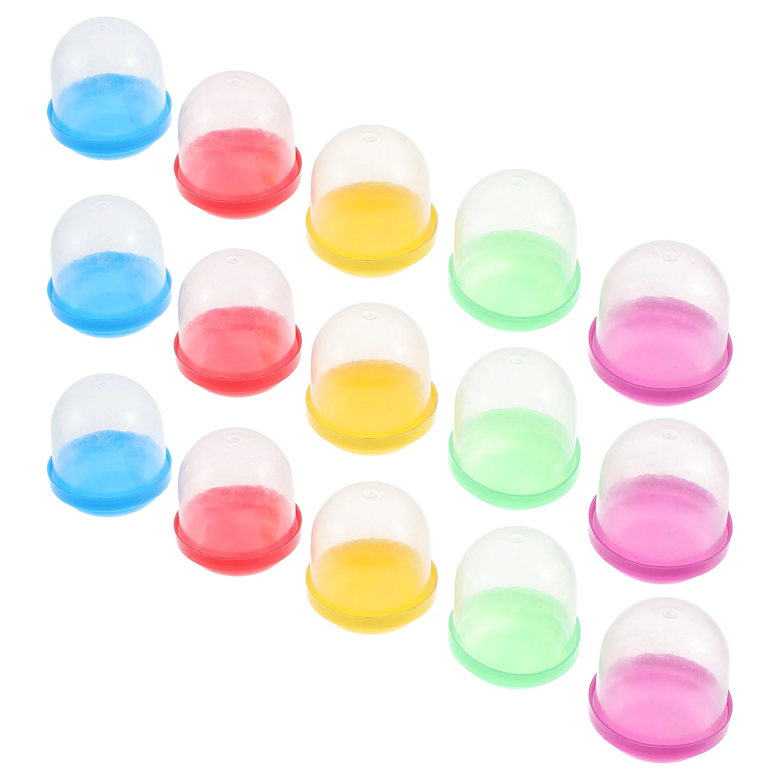 50 Pcs Empty Fillable Capsules Shell Automatic Kitchen Soap Dispenser Plastic Packaging Ball Small Round Twisting Toy