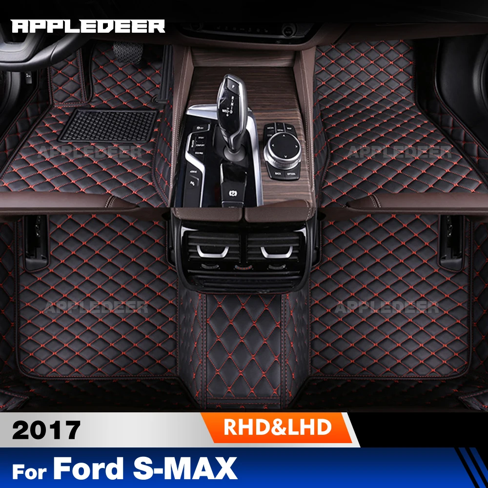

Автомобильные коврики для Ford C-MAX 2017, изготовленные на заказ автомобильные подушечки для ног, автомобильный ковер, аксессуары для интерьера