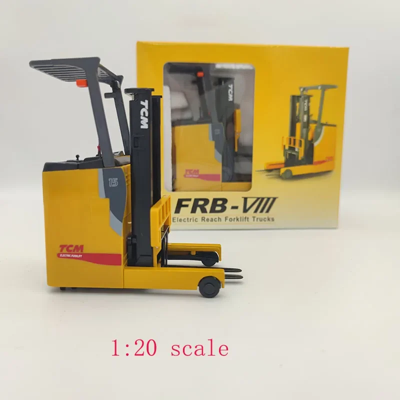 1/25 Metal Diecast STILL RX20-20 Forklift Truck Model Stacker Alloy Simulation Engineering Car Model 1/20 FRB-VIII Reach