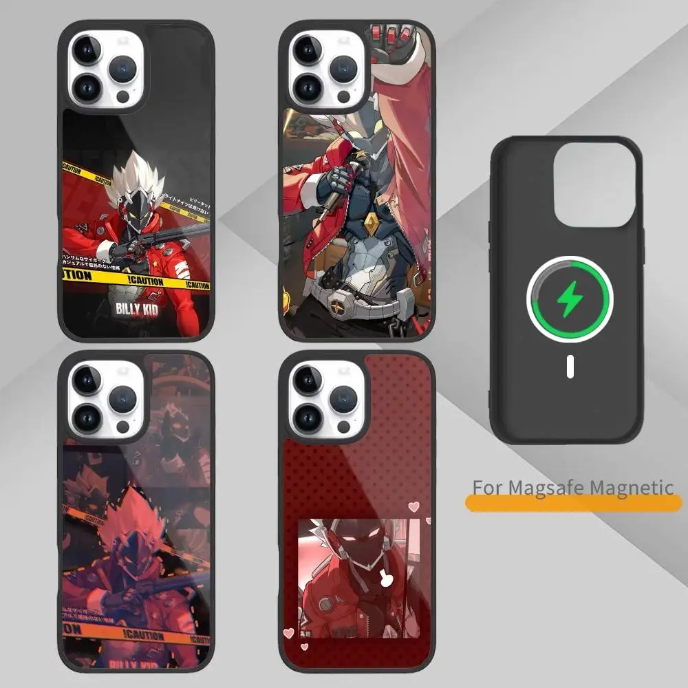 

B-Billy K-Kid ZZZ Phone Case For iPhone17,16,15,14,13,12,11 Plus,Pro Max Magnetic For Magsafe Wireless Charging