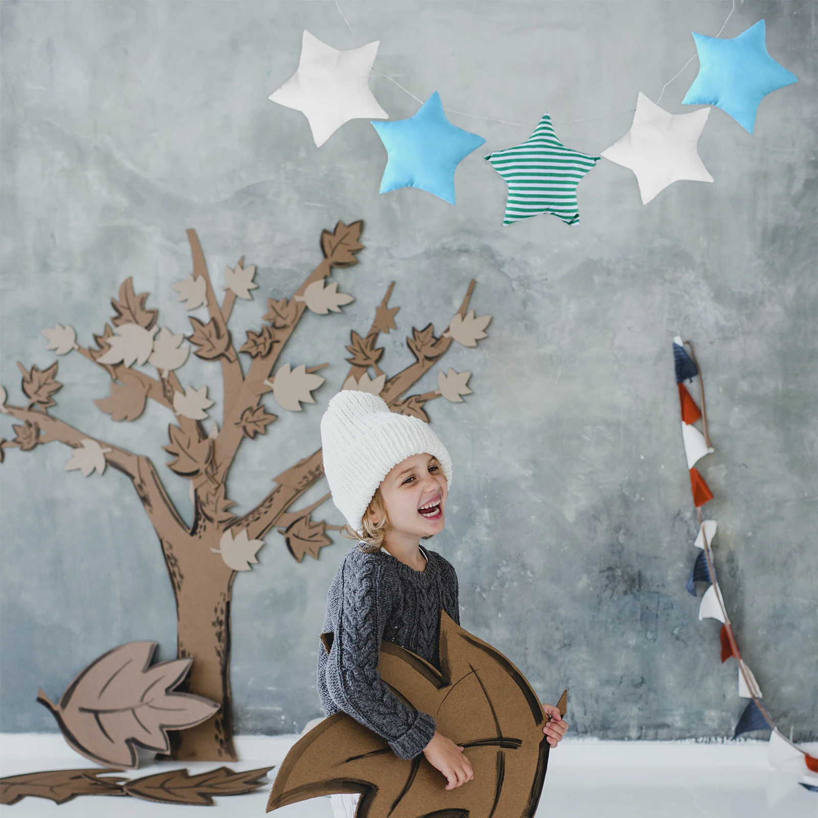 

Star String Ornament Birthday Garland Hanging Pendents Pendant Decoration Home