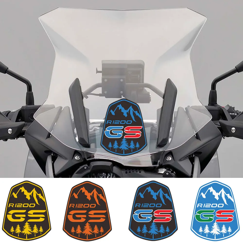 For BMW R1200GS R1a200 R 1200 ADV GS GSA Front Fender Beak Extension Cove Windshield Screen Stickers Decals Adventure Motorcycle