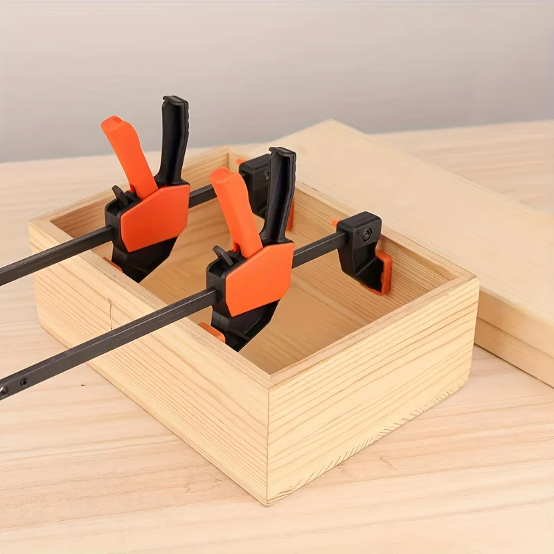 1Pc/2Pcs Woodworking Clamp, Adjustable Height, No Assembly Required, Clamp for Securing Objects, Mini Woodworking Clamp, Industrial-Grade Tool for Safe Work Support, Tool for Strong Fixation, Woodworking F-Clamp, A-Clamp, Clamp-Type Tools