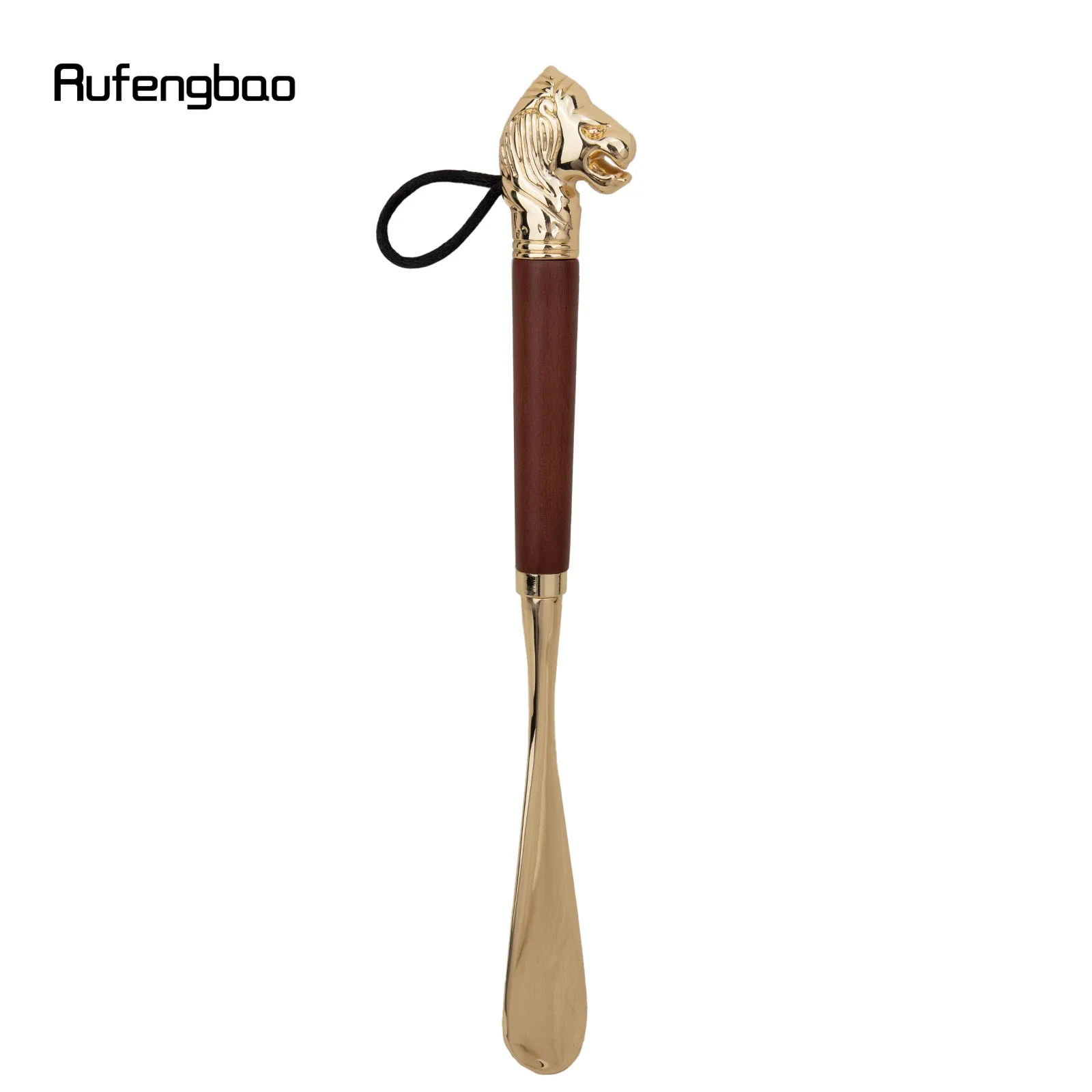 Kleurrijke Leeuwenkop Dier Schoenlepel Toverstaf Hand Stokje Mode Cane Cosplay Crosier Back Scratcher Crosier Knopstok 31Cm