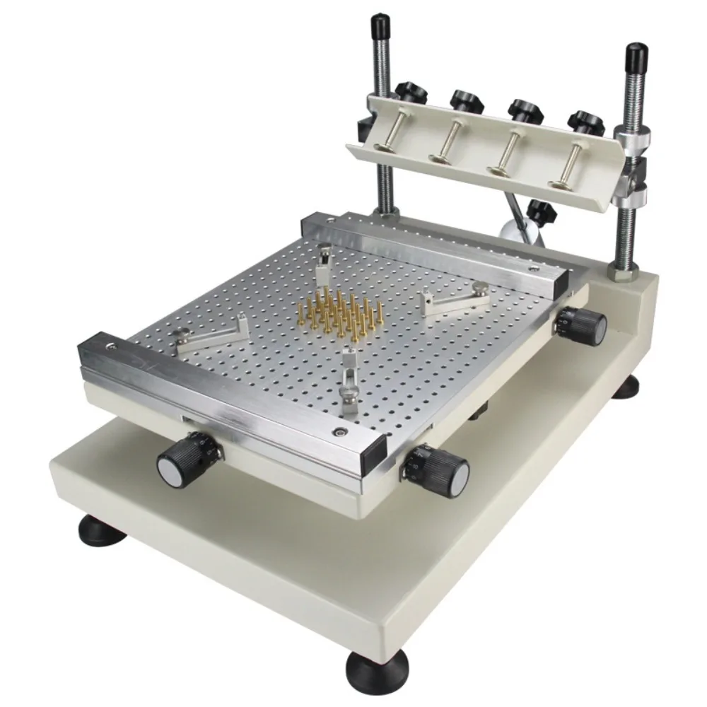 table Solder paste printing machine printing table Circuit board screen printing machine  manual high-precision  table