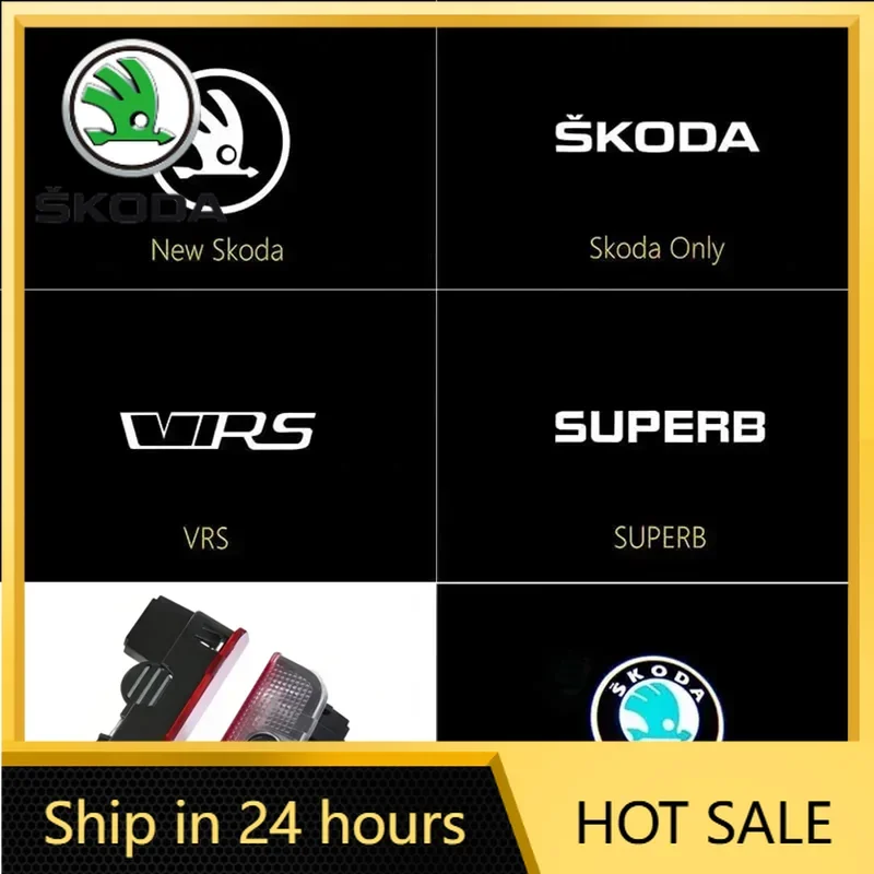 

Горячая новинка 2026: 2 шт. светодиодных проекторов логотипа VRS для дверей автомобиля Skoda Superb 2 MK2, Superb 3 (2006-2020) — декоративная подсветка «призрачная тень»