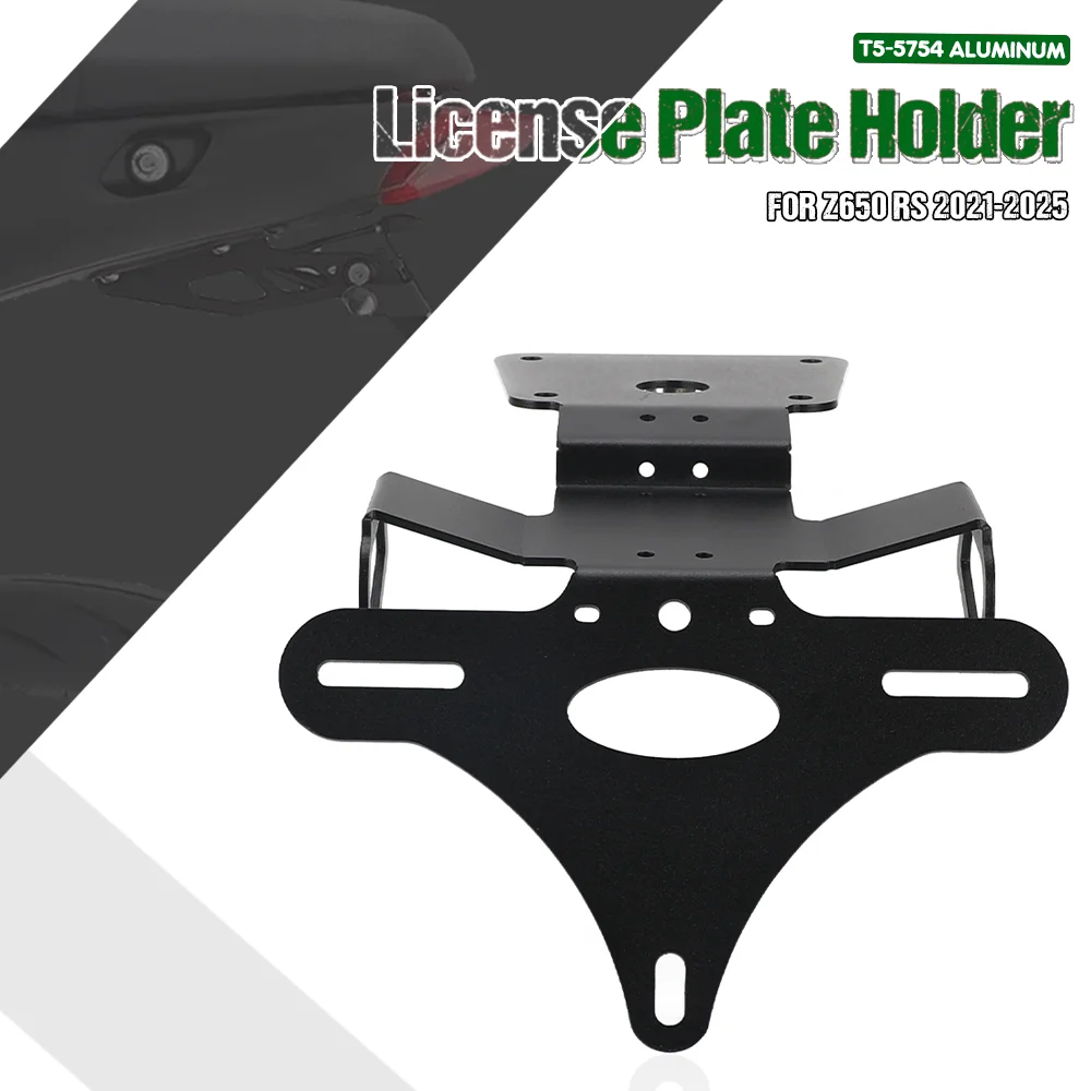 

FOR KAWASAKI Z650 RS 2021-2022-2023-2024-2025 License Plate Holder Bracket Rear Tail Tidy Fender Eliminator Kit Motorcycle