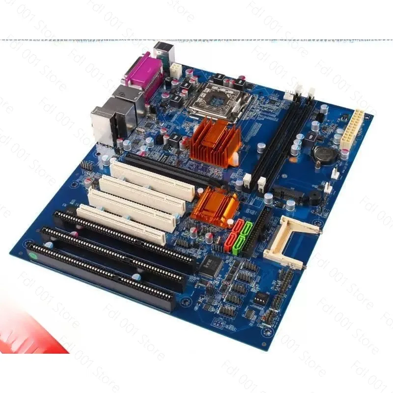 VGA LPT 2-LAN 3-ISA 6-COM CF 4-SATA Industrial Motherboard New IPC Board apply to Intel G41 DDR3 ISA Slot Mainboard LGA775 4-PCI