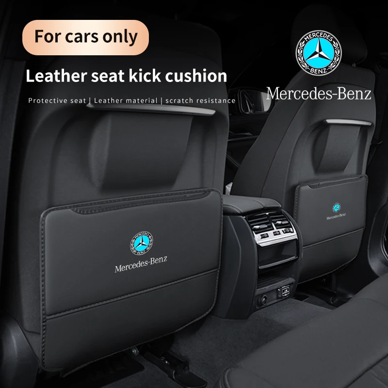 

Mercedes-Benz A B C E S V R Class AMG Sprinter GLA GLB GLC GLE GLK GLS CLA CITAN Pilot Car Seat Back Anti-Kick Pad Storage Bag