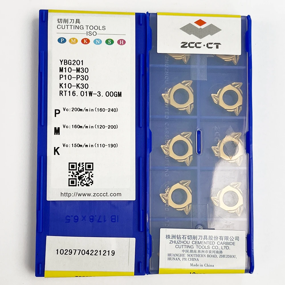 

HUAZHICHUN RT16.01W-3. 00GM YBG201 CCMT CNC Turning Insert Tough And Wear-resistant