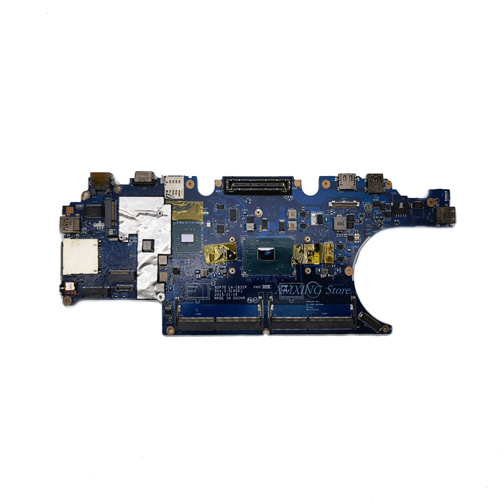 FULCOL For DELL Latitude E5740 5740 LA-C831P Laptop Motherboard  I7-6820HQ CN-0476JC 0476JC 476JC Tested 100% work