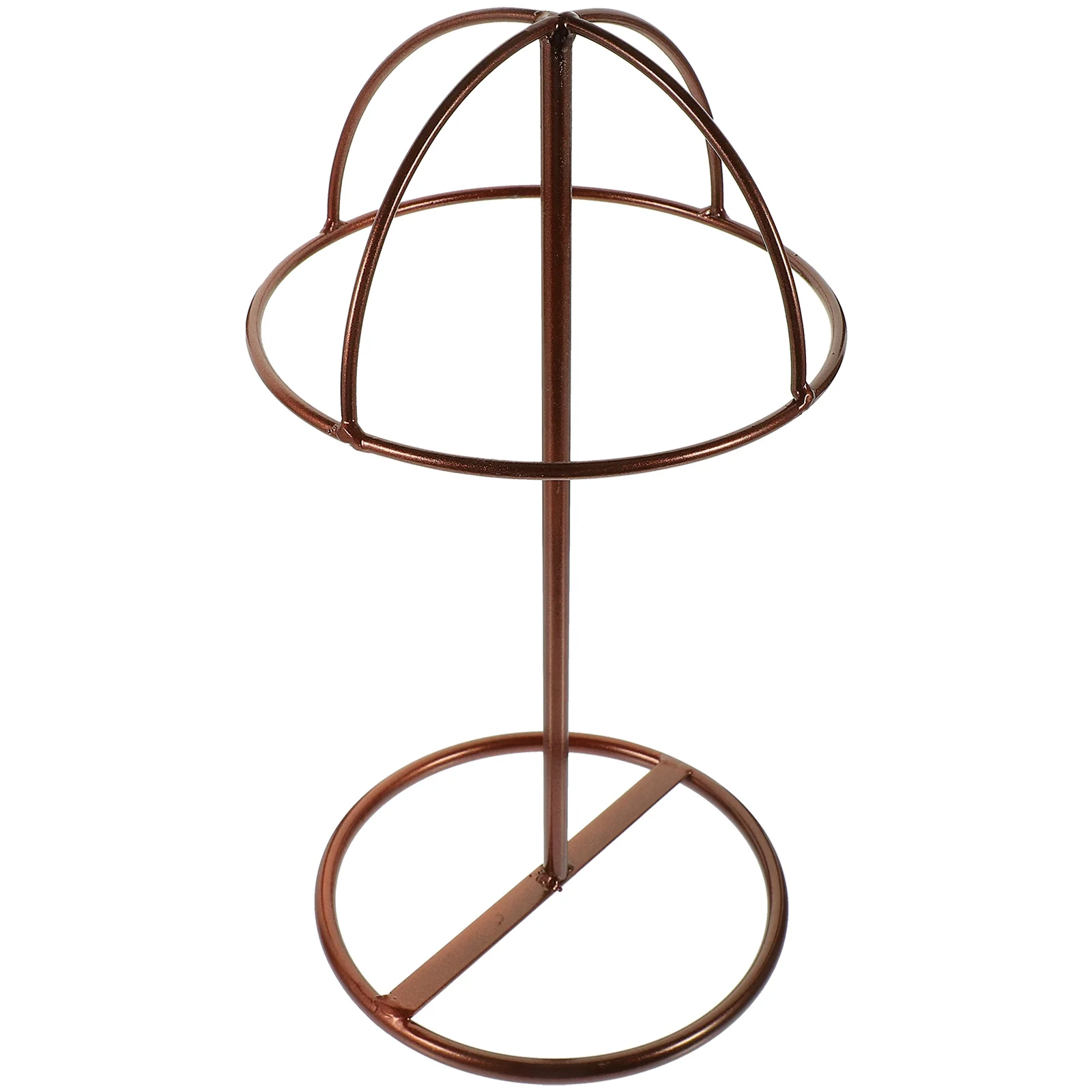 

Golden Iron Hat Display Stand Rack for Caps Baseball Hats Storage Case Curved Dome Design Prevents Deforming Suitable