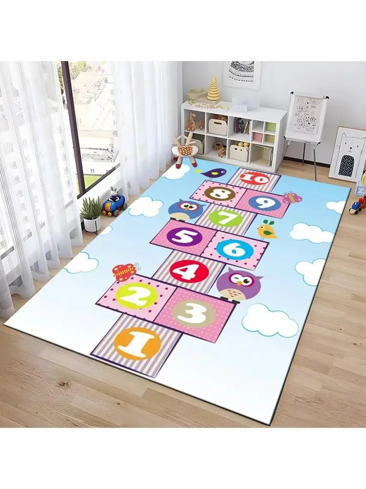 Speelkleed Hinkelspel Binnen Cartoon Ouder-kind Spel Decoratie Tapijt Slaapkamer Nachtkastje Kindernummer Spelkamer Decoratie