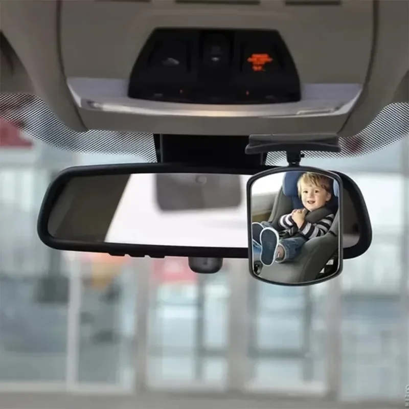 1PCS Car Rearview Mirror Children Car Back Seat Baby Mirror 360 Degree Adjustable Automotor Kids Monitor Safety Car Blind